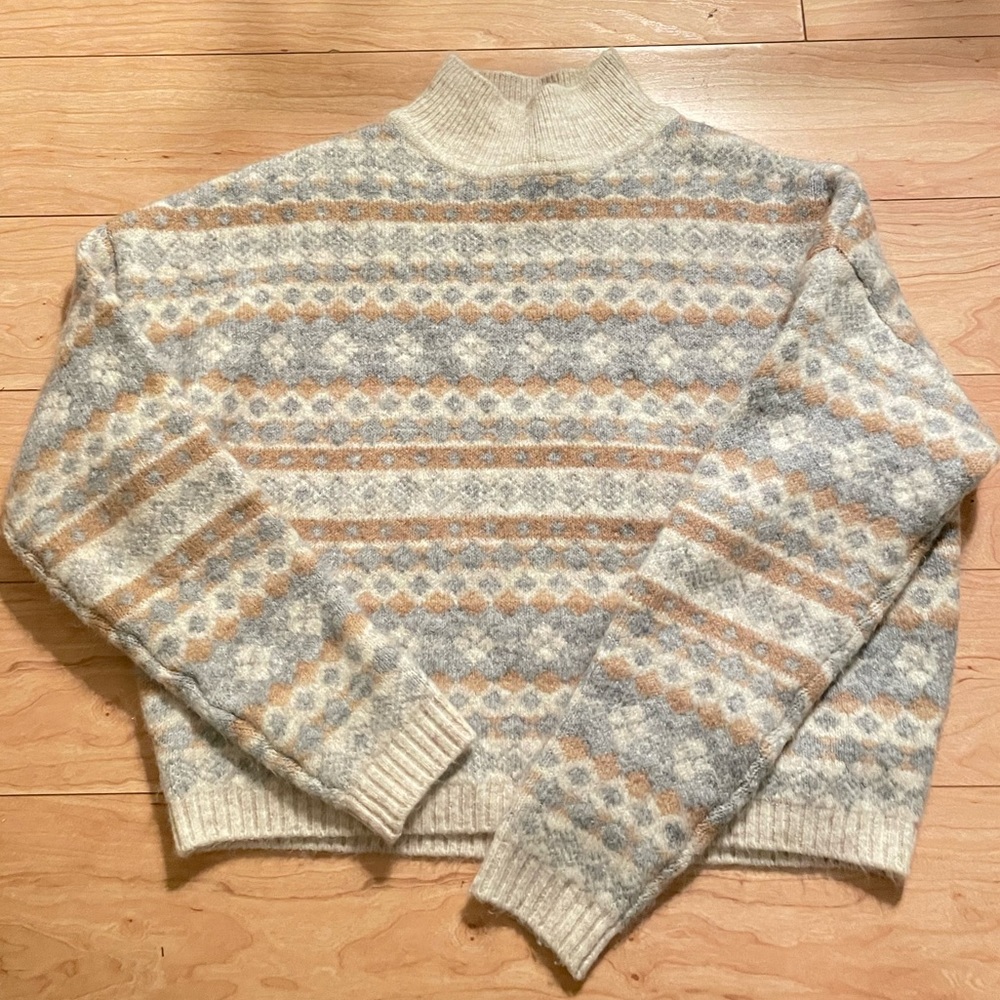 Boho Turtle Neck Sweater